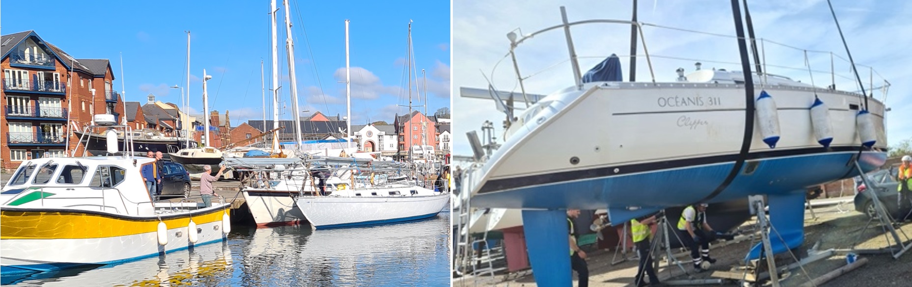Quay boat storage