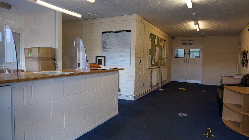 Reception area